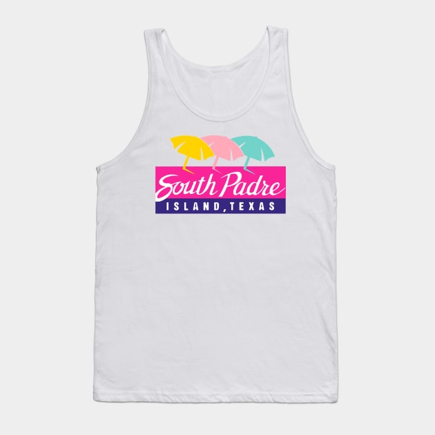 South Padre Island Flag Tank Top by zsonn